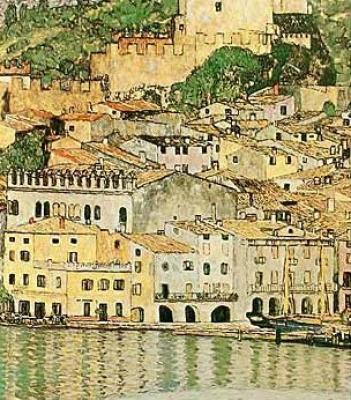 Malcesine sul Garda art print by Gustav Klimt