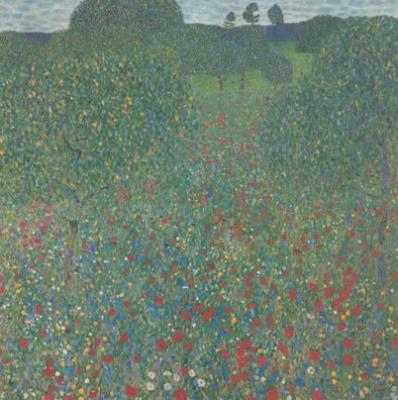 Mohnwiese art print by Gustav Klimt