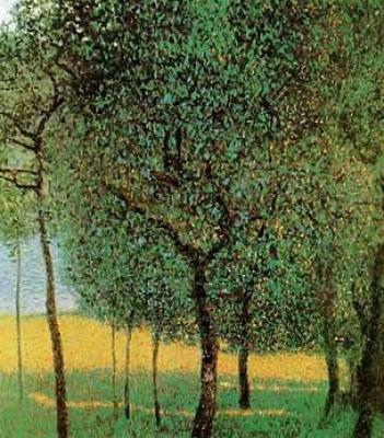 Orchard (Frutteto) art print by Gustav Klimt