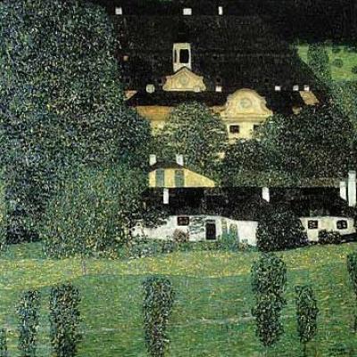 Parkallee von Schloss Kammer art print by Gustav Klimt