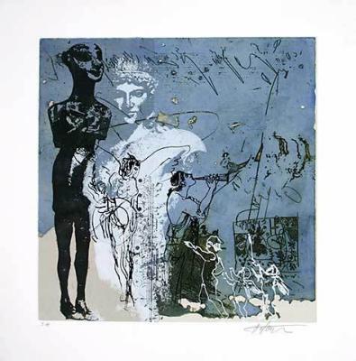 Musicu (2002) art print by Hassan Hashemi