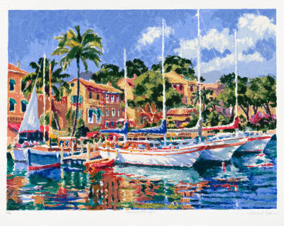 Harbour Morning II (2000) art print by Hazel Soan