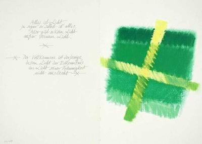 Al Ghazali Alles ist Licht art print by Heinz Mack