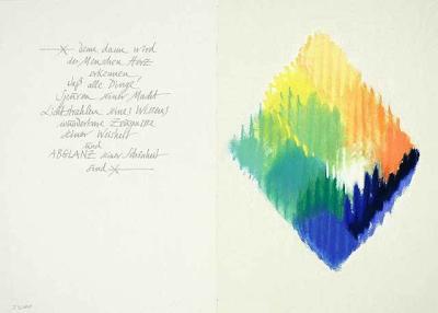 Al Ghazali Des Menschen Herz art print by Heinz Mack