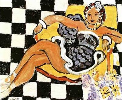 Danseuse Dans le Fauteuil, 1942 art print by Henri Matisse