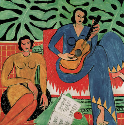 Die Musik art print by Henri Matisse