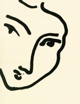 Femme II (Nadia au menton) art print by Henri Matisse