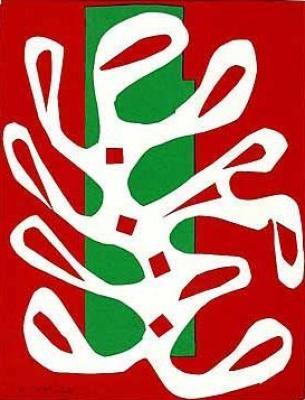 L'Algue Blanche art print by Henri Matisse