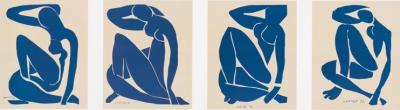 Nu Bleu I, II, III, IV art print by Henri Matisse