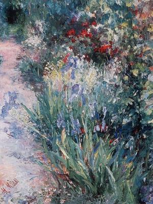 Rainbow trail art print by Henrietta Milan