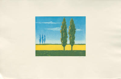 Pappeln (2002) art print by Henryk Fiset