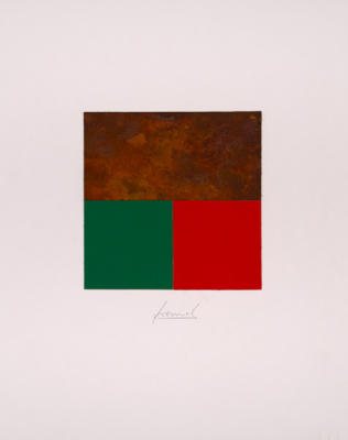 Rost & Gruen, Rot art print by J�rgen Freund