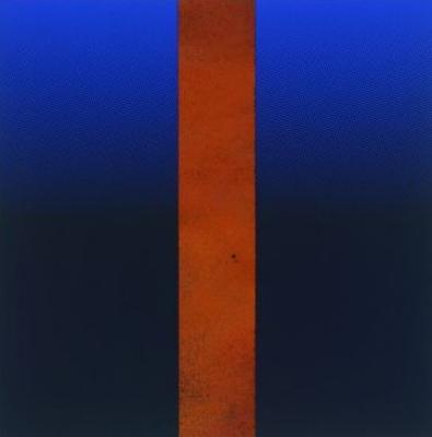 Schwarz & Ultramarinblau m.Rc. art print by J�rgen Freund