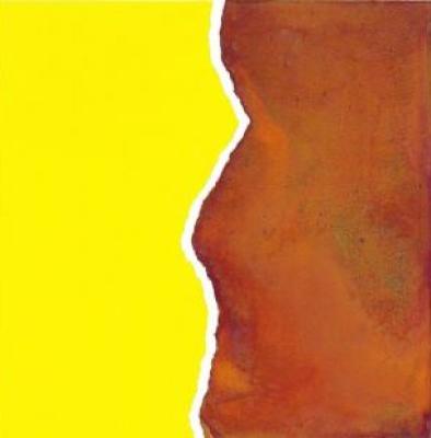 Zerrissen Gelb art print by J�rgen Freund