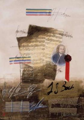 Bach art print by James Hussey