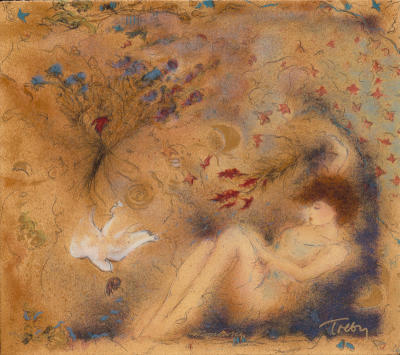 Moondance (2001) art print by Janet Treby