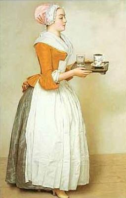 Schokoladenm�dchen art print by Jean-Etienne Liotard