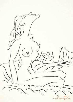 Lourdes Posing art print by Jiri Georg Dokoupil