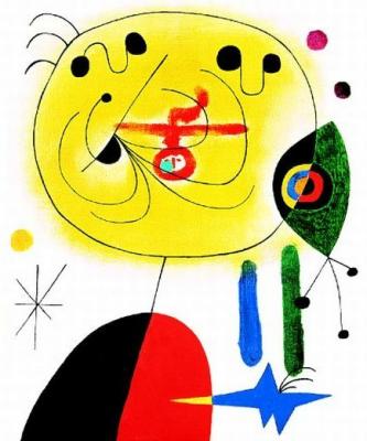 And Fix the Hairs of the Star art print by Joan Miro