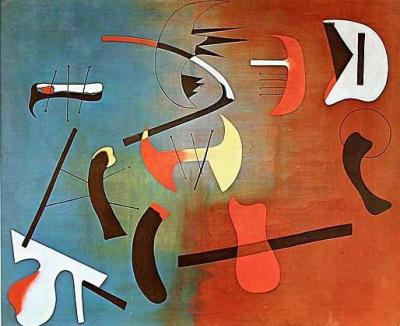 Composition (1933) art print by Joan Miro