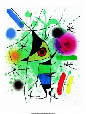 Der Singende Fisch (Mittel) art print by Joan Miro