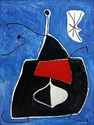 Dona, ocell, estel, 1978 art print by Joan Miro