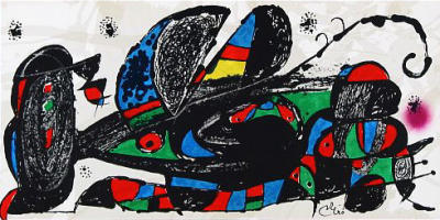 Escultor Iran steinsig. art print by Joan Miro