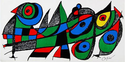 Escultor Japan steinsig. art print by Joan Miro
