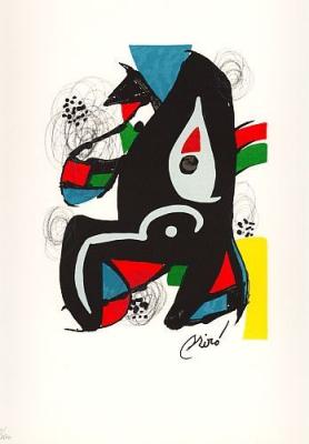 La Melodie Acide VI art print by Joan Miro