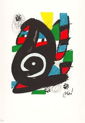 La Melodie Acide XI art print by Joan Miro