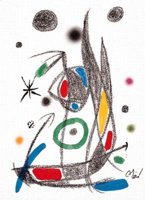 Maravillas 14 steinsig. art print by Joan Miro
