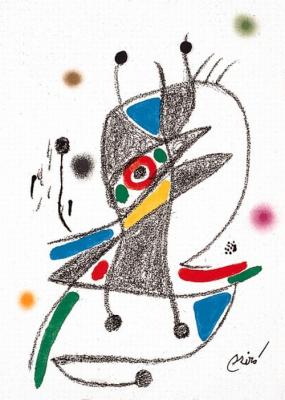 Maravillas 2 steinsig. art print by Joan Miro