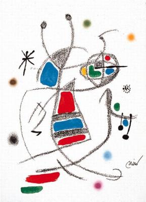 Maravillas 8 steinsig. art print by Joan Miro