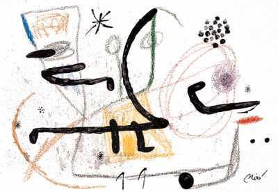 Maravillas Acro 9 steinsign. art print by Joan Miro