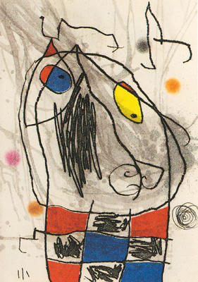 Passage de l' Egyptienne (Einzelbl.) (30) art print by Joan Miro