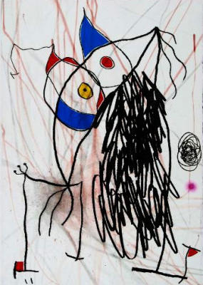 Passage de l'Egyptienne IV (30) art print by Joan Miro