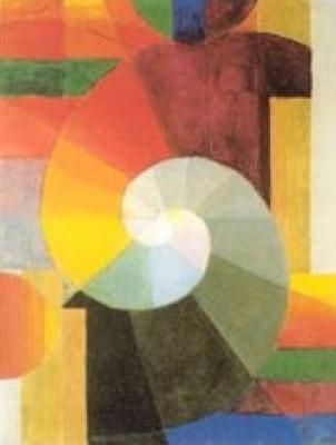 Die Begegnung art print by Johannes Itten