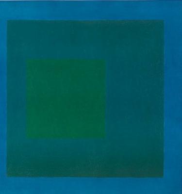 Study for Homage to the Square: Beaming art print by Josef Albers