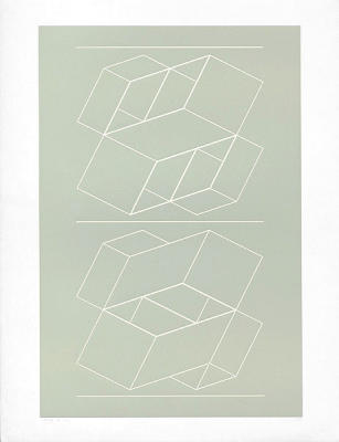 Weg VI (30) art print by Josef Albers