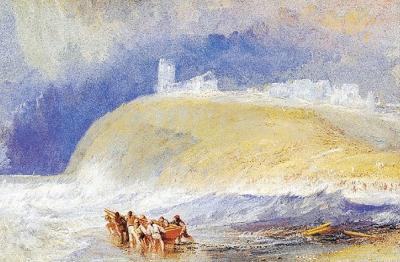 Dunwich, Suffolk art print by Joseph Mallord William Turner