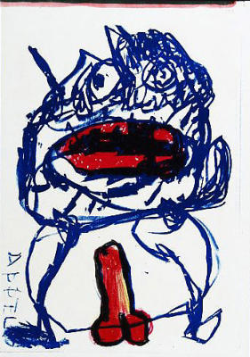 133 (One Cent Life) art print by Karel Appel