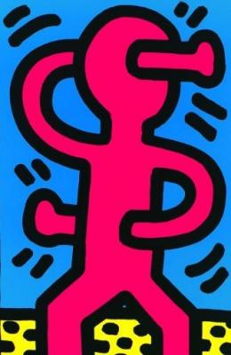 Untitled $ (1987) art print by Keith Haring