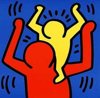 Untitled, 1987 art print by Keith Haring