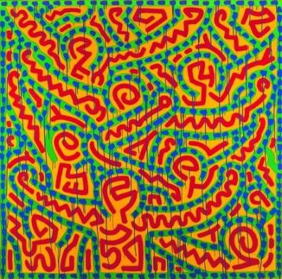 Untitled (1989) art print by Keith Haring
