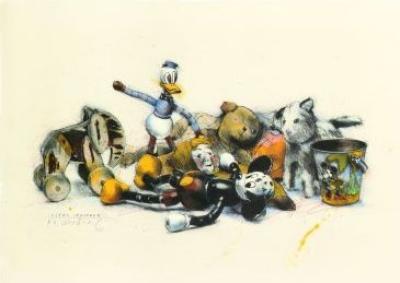 Inger's Toys art print by Lasse Aberg