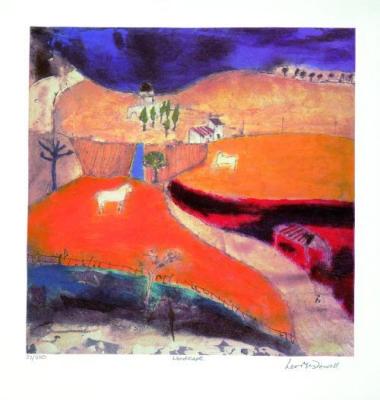 Landscape I art print by Leo McDowell