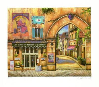 Les Caves art print by Louis Robichaud