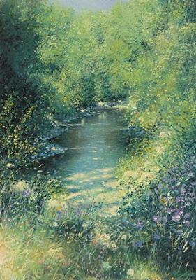 Sommerbach art print by Lutz M�nzfeld