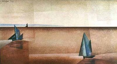 Regenklarheit art print by Lyonel Feininger