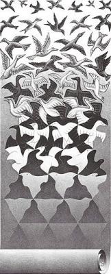 Befreiung art print by M.C. Escher